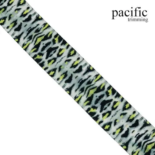 1 1/16 Inch Animal Skin Patterned Elastic