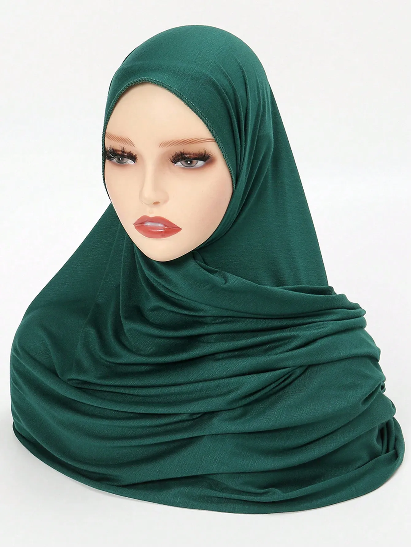 1pc Casual Soft And Comfortable Packable Headscarf