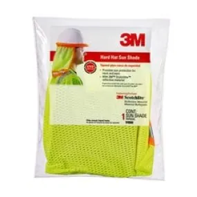 3M™ Hi-Viz Hard Hat Sun Shade, 94800-80030, Yellow, 8/case