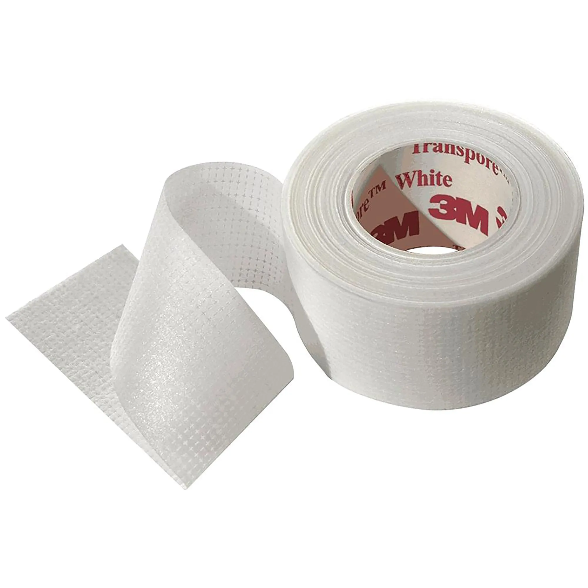 3M™ Transpore™ Plastic Medical Tape, 1 Inch x 10 Yard, Transparent, 1 Box of 12