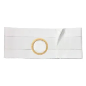 4" White, Regular Elastic, Nu-Form Belt, Prolapse Flap, 2X-Large, 3-1/4" Center Opening