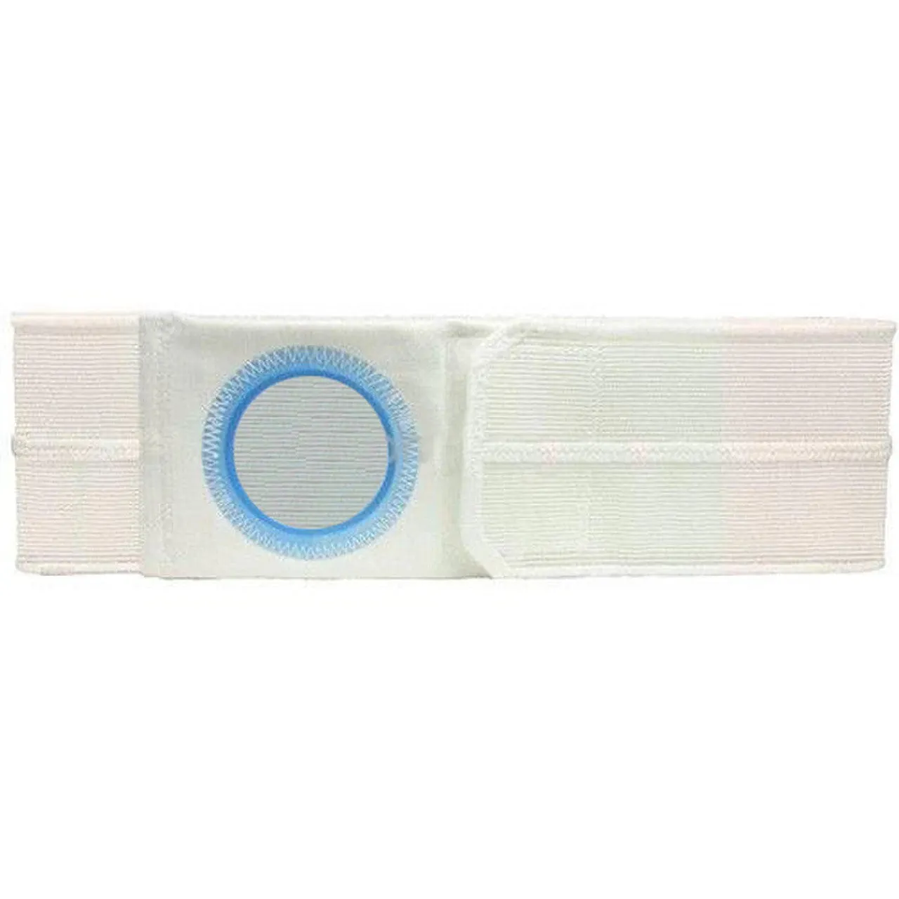 8" Left, White, Cool Comfort, Flat Panel Belt, Extra Large, 3-1/8" Opening Placed 1" From Bottom