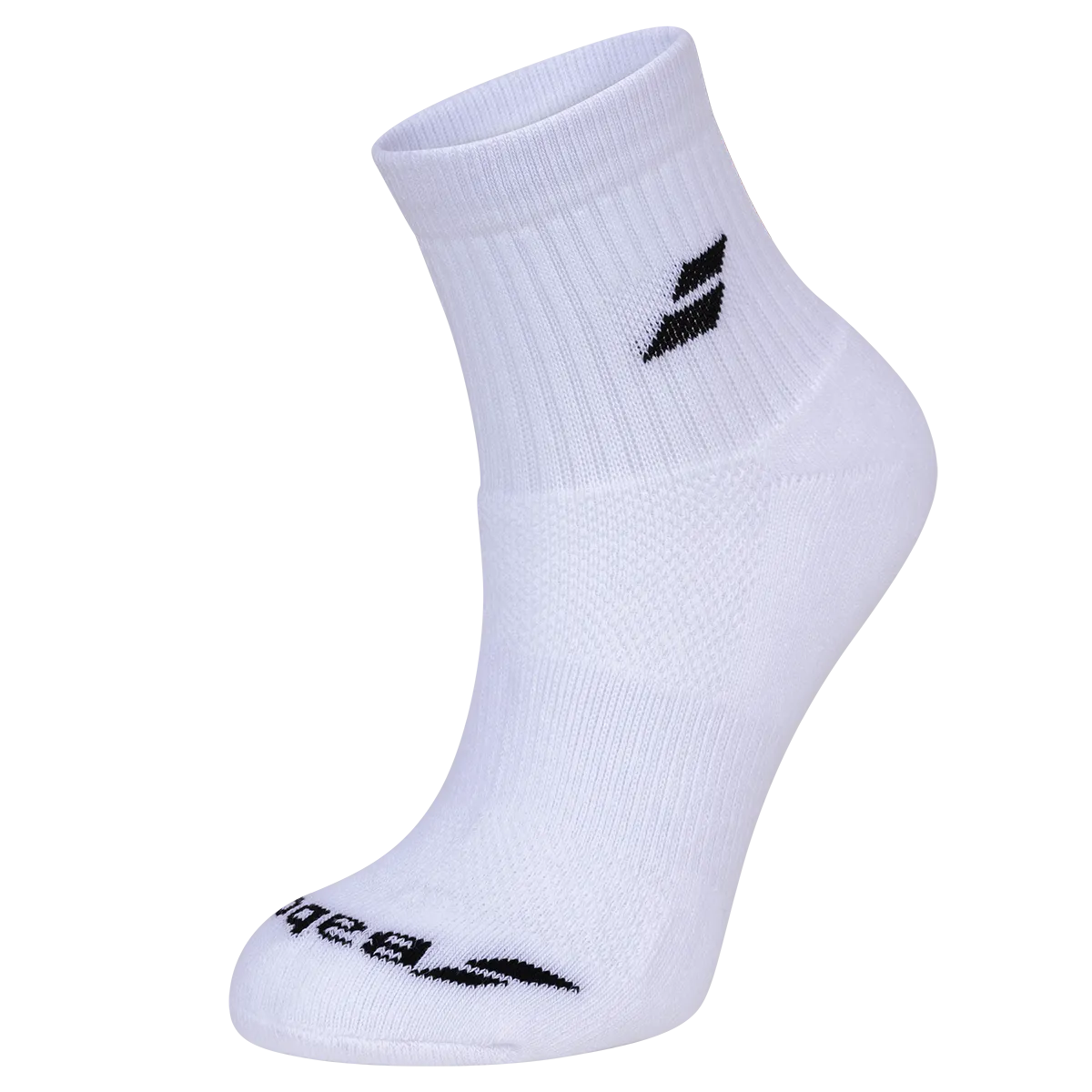 Babolat Men's Quarter 3 Pack Socks White