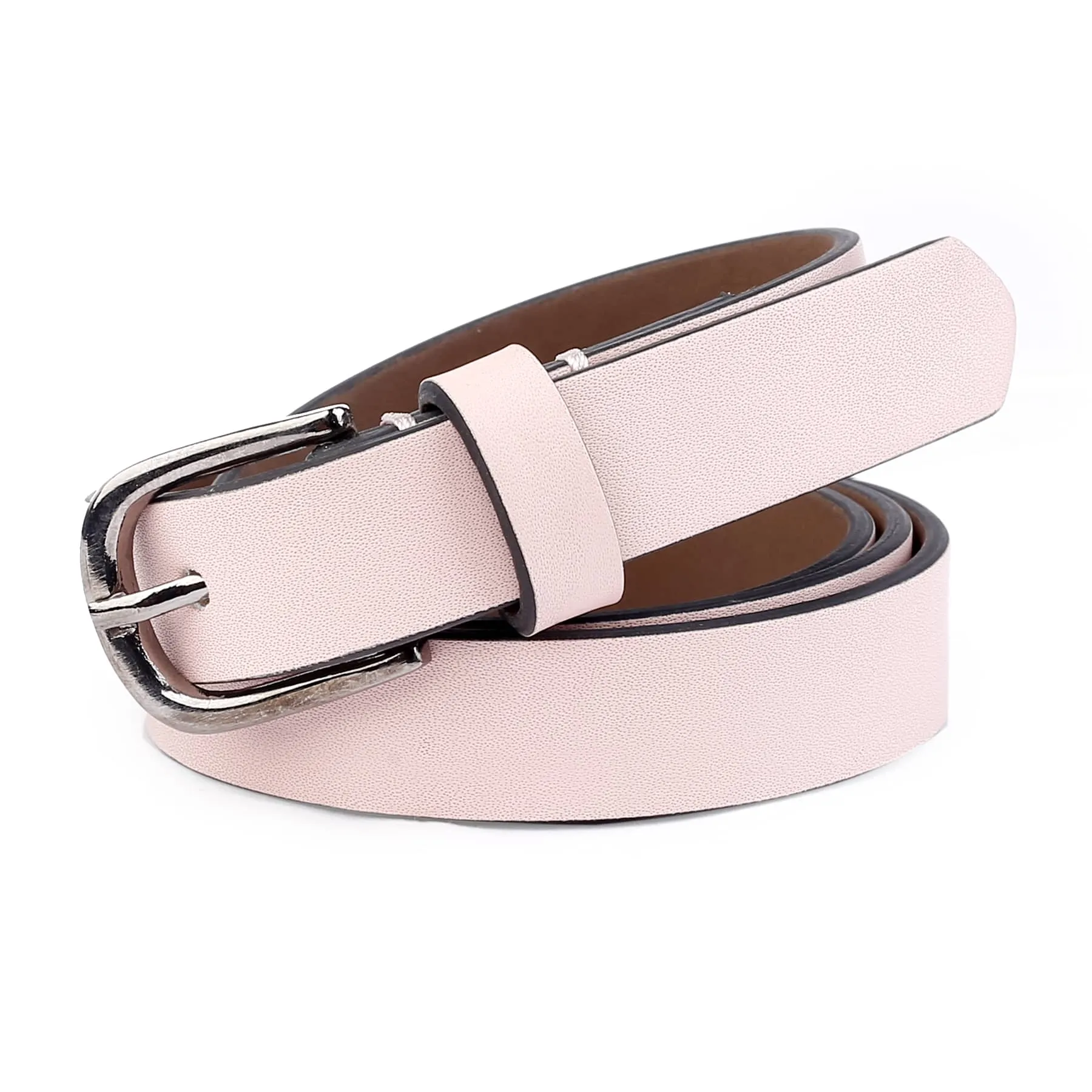 Bacca Bucci Women Leather Belts with Imported Nickle Free Buckle | Width : 20 MM | Solid Color Luster Finish Belt