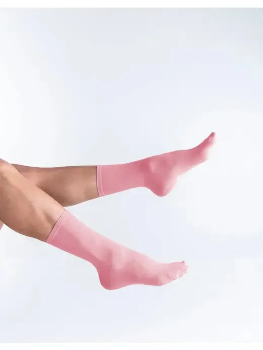 Bio Pop Socks By Les Belles in Rose - sizes 4-12 (sock size)