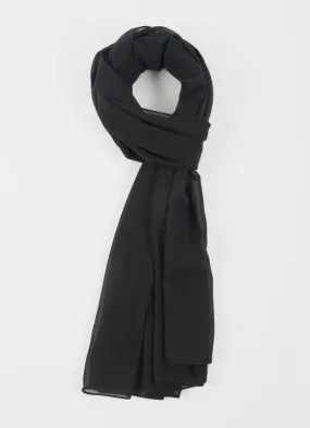 Black Georgette Soft scarf