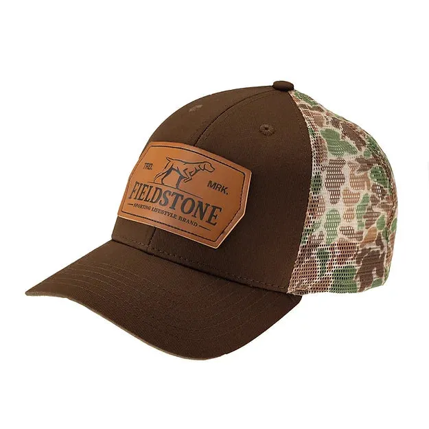 Brown & Camo Mesh Hat