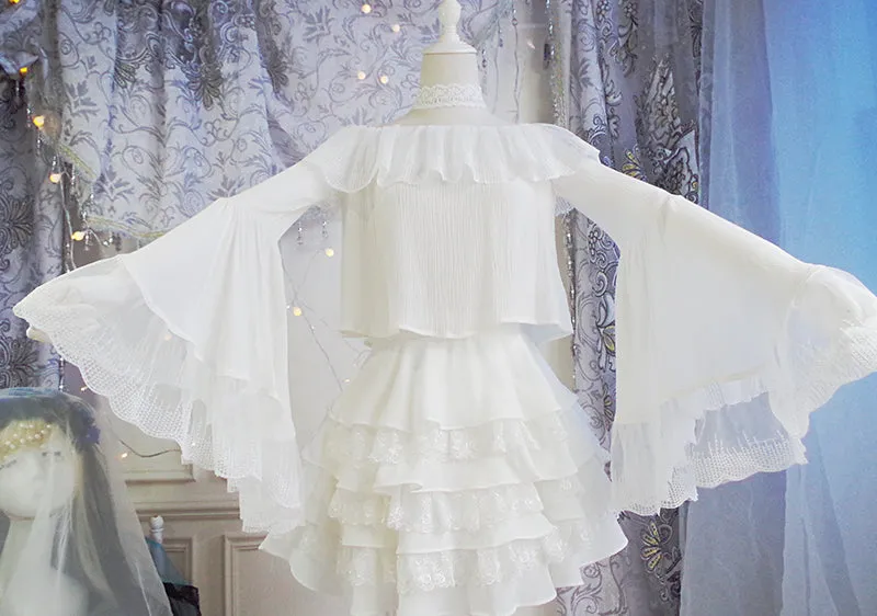 (Buyforme)Fairy Tales~Fate Quartet Bridal Lolita Gothic Accessories Blouse