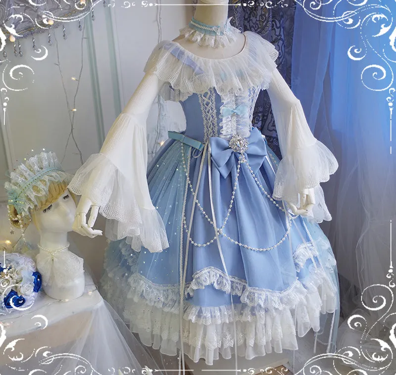 (Buyforme)Fairy Tales~Fate Quartet Bridal Lolita Gothic Accessories Blouse