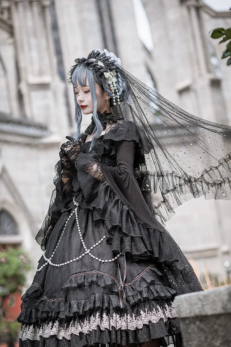 (Buyforme)Fairy Tales~Fate Quartet Bridal Lolita Gothic Accessories Blouse