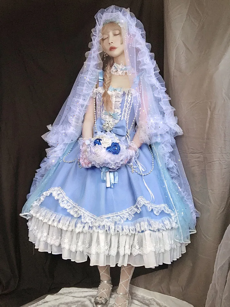 (Buyforme)Fairy Tales~Fate Quartet Bridal Lolita Gothic Accessories Blouse