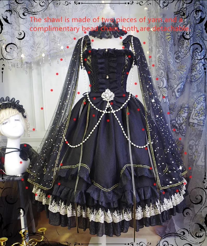 (Buyforme)Fairy Tales~Fate Quartet Bridal Lolita Gothic Accessories Blouse