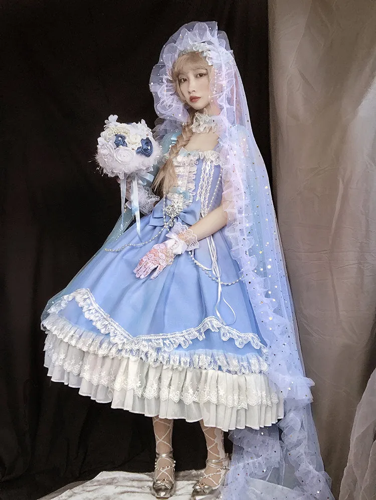 (Buyforme)Fairy Tales~Fate Quartet Bridal Lolita Gothic Accessories Blouse