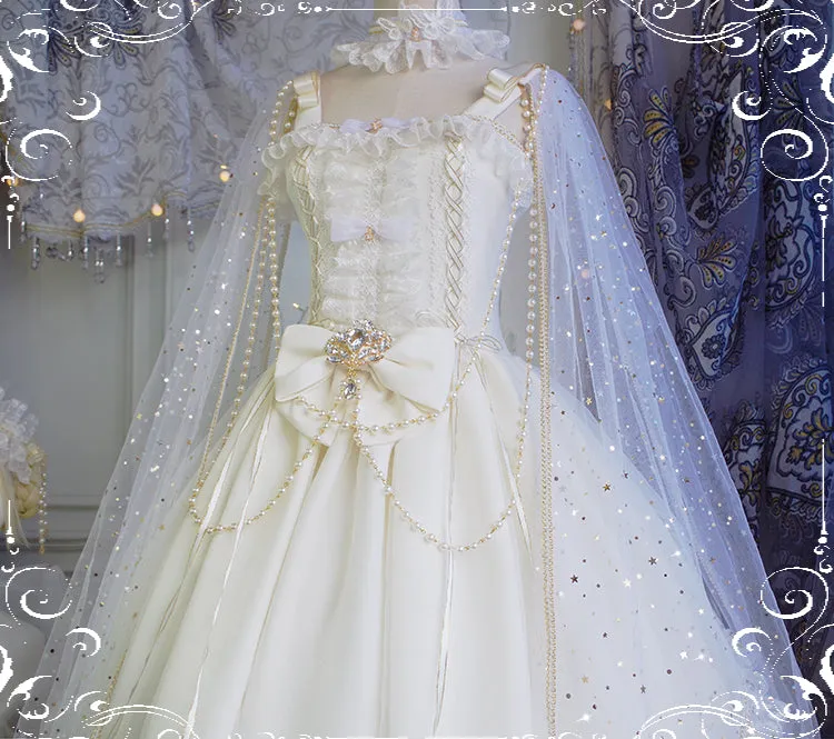 (Buyforme)Fairy Tales~Fate Quartet Bridal Lolita Gothic Accessories Blouse