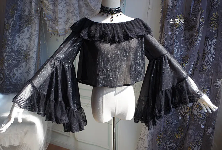 (Buyforme)Fairy Tales~Fate Quartet Bridal Lolita Gothic Accessories Blouse