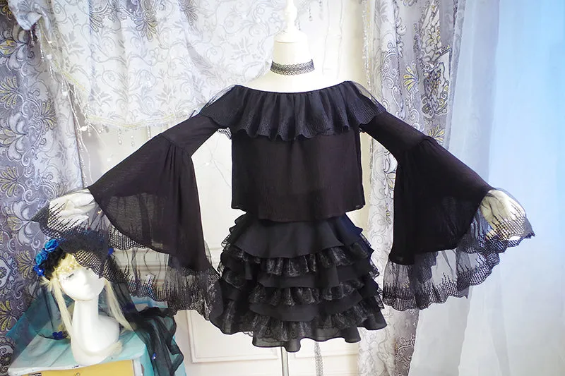 (Buyforme)Fairy Tales~Fate Quartet Bridal Lolita Gothic Accessories Blouse