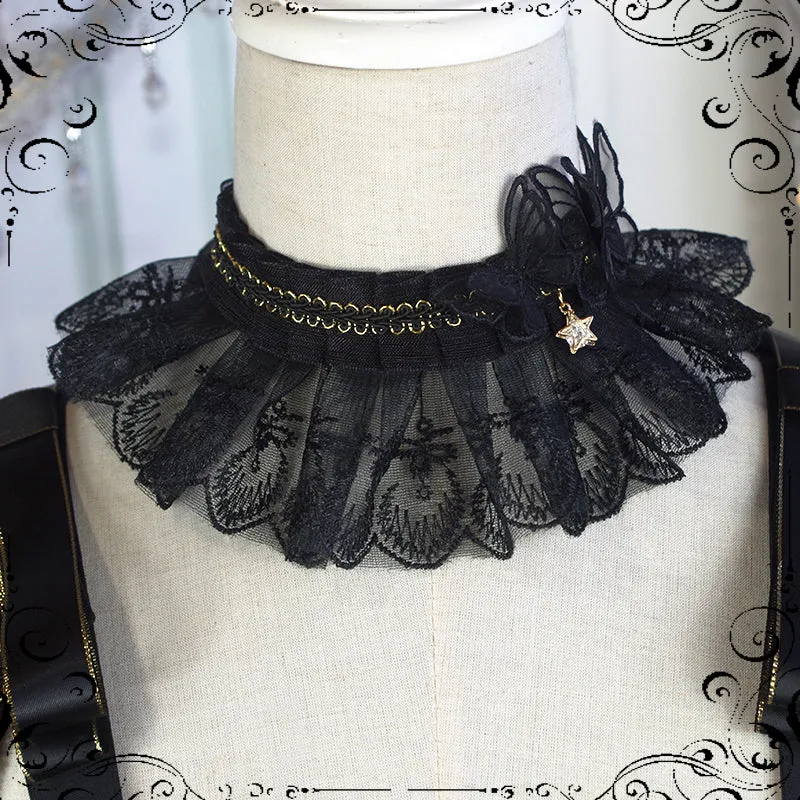 (Buyforme)Fairy Tales~Fate Quartet Bridal Lolita Gothic Accessories Blouse