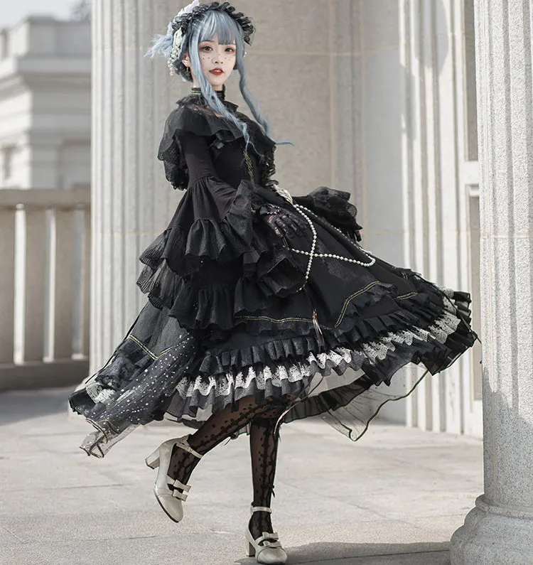 (Buyforme)Fairy Tales~Fate Quartet Bridal Lolita Gothic Accessories Blouse