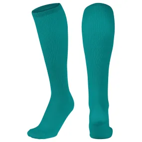 Champro Featherweight Socks, Single Pair (Adult X-Small, Teal)