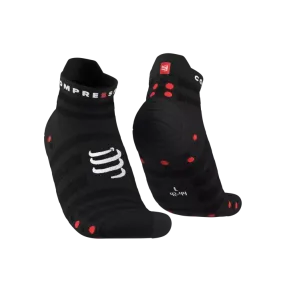 Compressport Pro Racing Socks V4.0 Ultralight Run Low - Black/Red