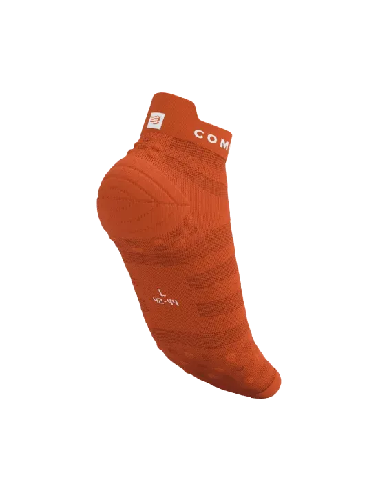 Compressport Unisex's Pro Racing Socks v4.0 Ultralight Run Low - Fire/White