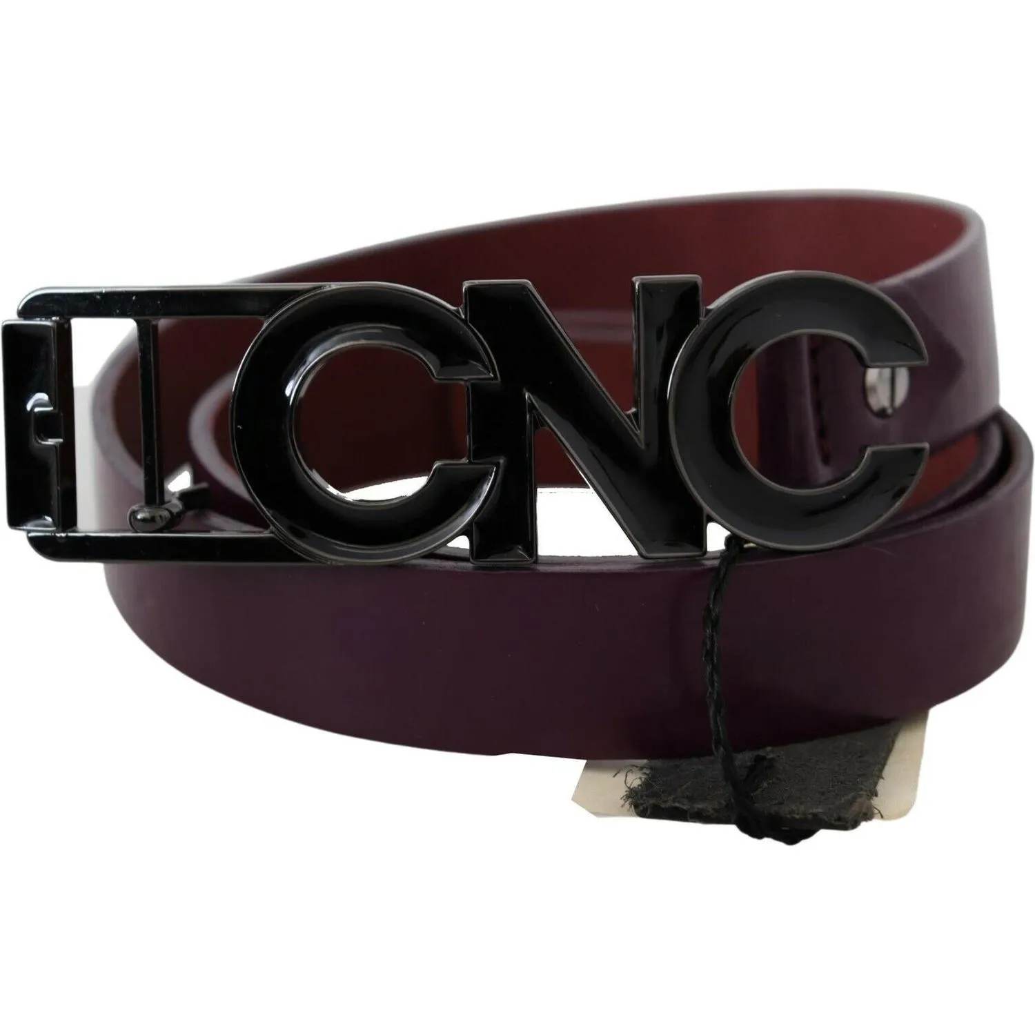 Costume National Elegant Leather Fashion Belt in Rich Brown