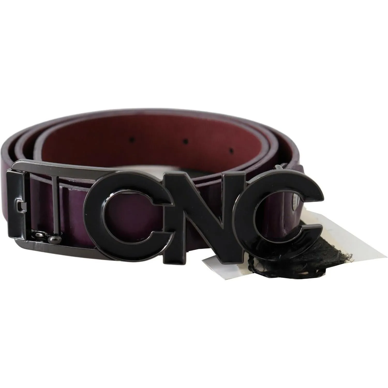 Costume National Elegant Leather Fashion Belt in Rich Brown