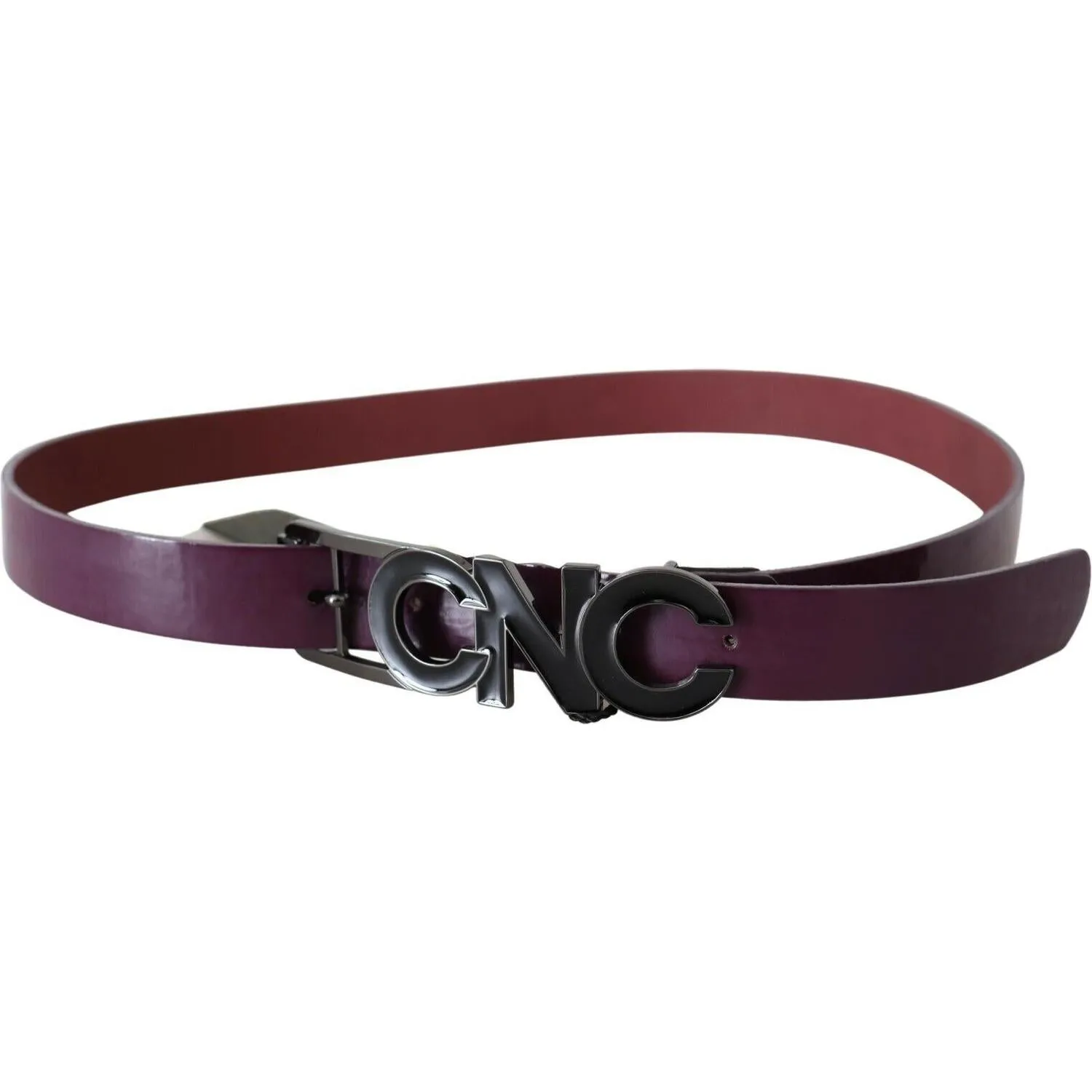 Costume National Elegant Leather Fashion Belt in Rich Brown