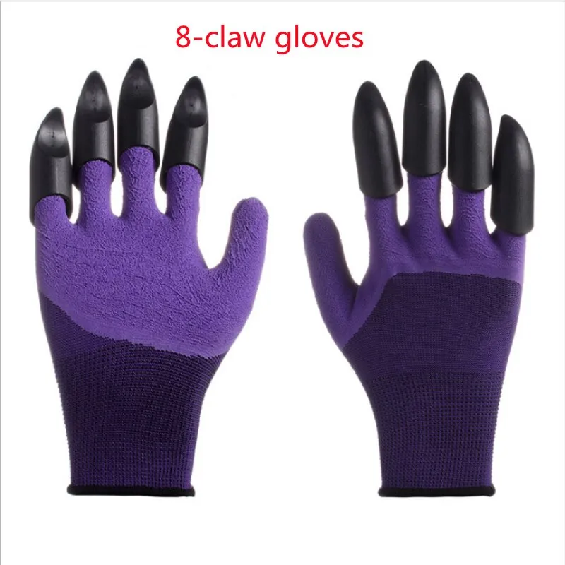 Digging gloves, gardening, dipping, labor protection, paws, garden planting, vegetable, flower, weeding protection