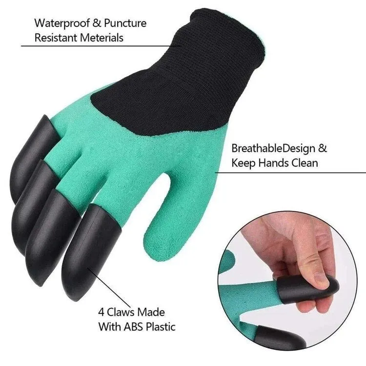 Digging gloves, gardening, dipping, labor protection, paws, garden planting, vegetable, flower, weeding protection