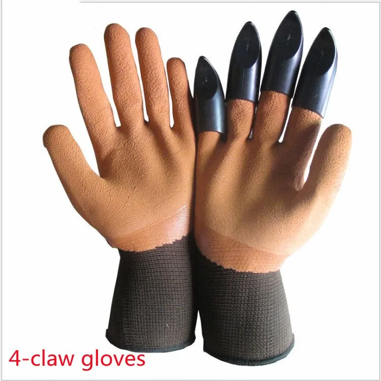 Digging gloves, gardening, dipping, labor protection, paws, garden planting, vegetable, flower, weeding protection