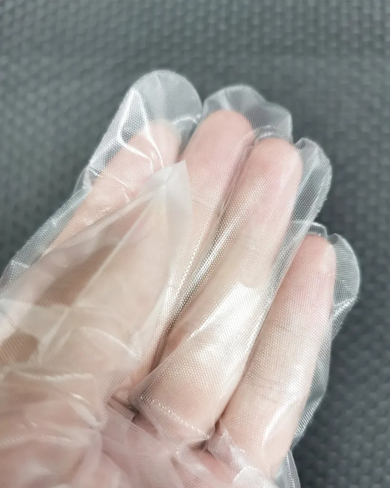 Disposable gloves, transparent food grade gloves, health gloves, 25PCS/Box