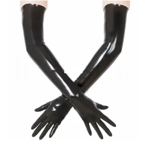 Dita- the Latex Opera Length Gloves Red or Black