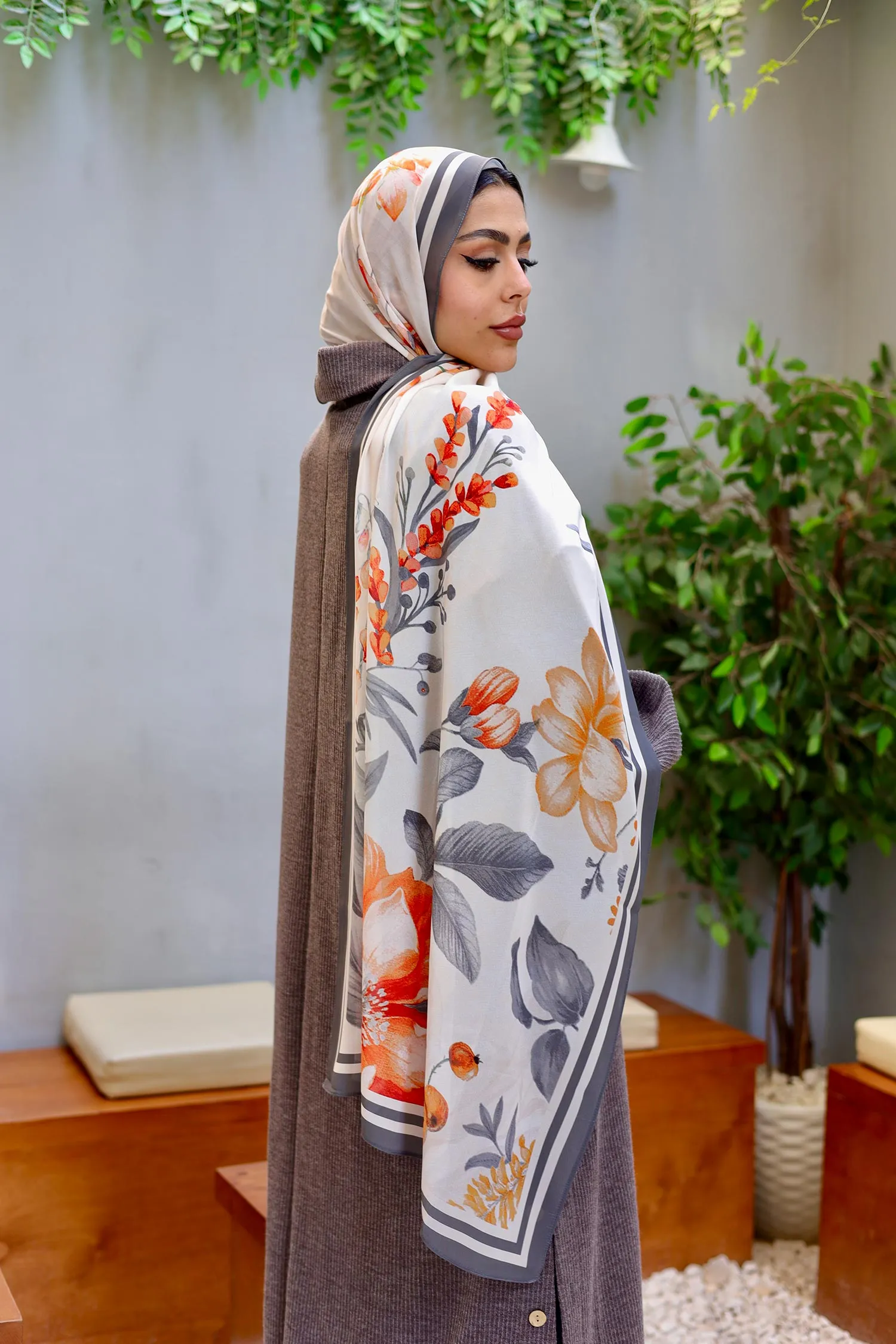 Fiori D'arancio Chiffon Scarf - Allura