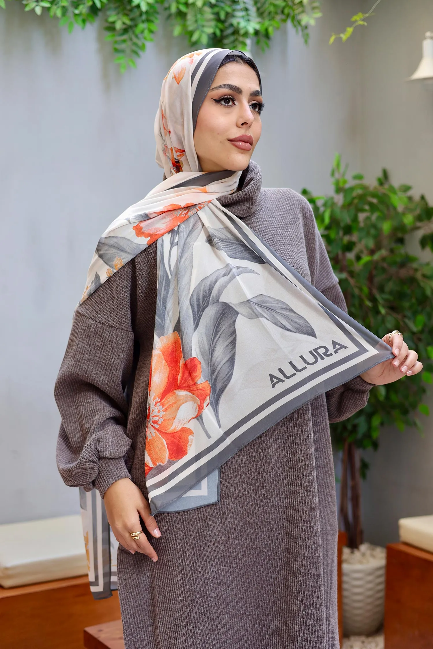 Fiori D'arancio Chiffon Scarf - Allura