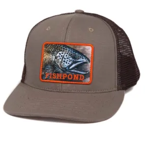 Fishpond Slab Trucker Hat - Sandstone/Brown