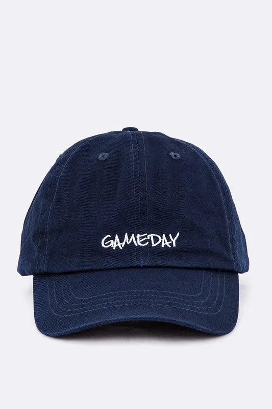 GAMEDAY Embroidery Washed Cotton Cap