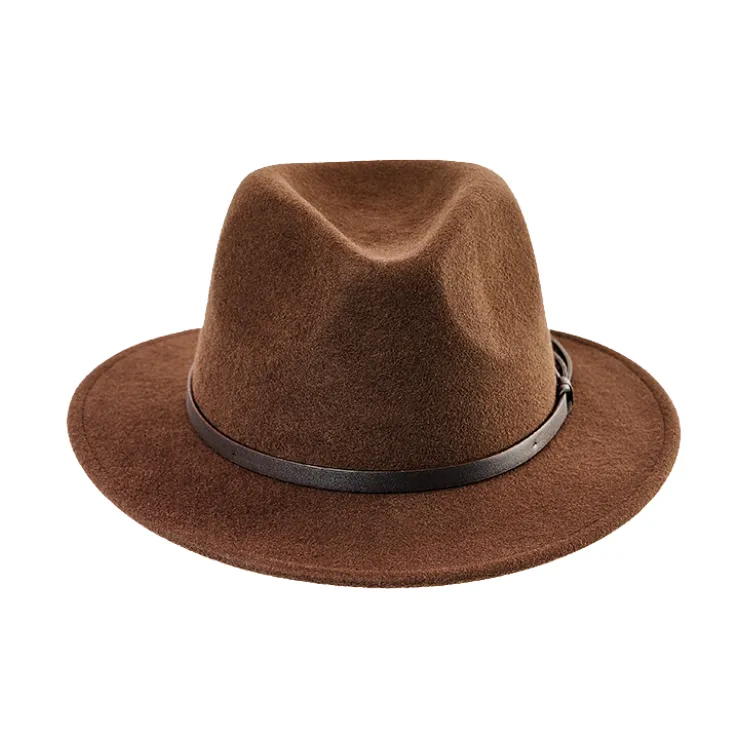 GC Hats Downtown Felt Fedora - Chocolate