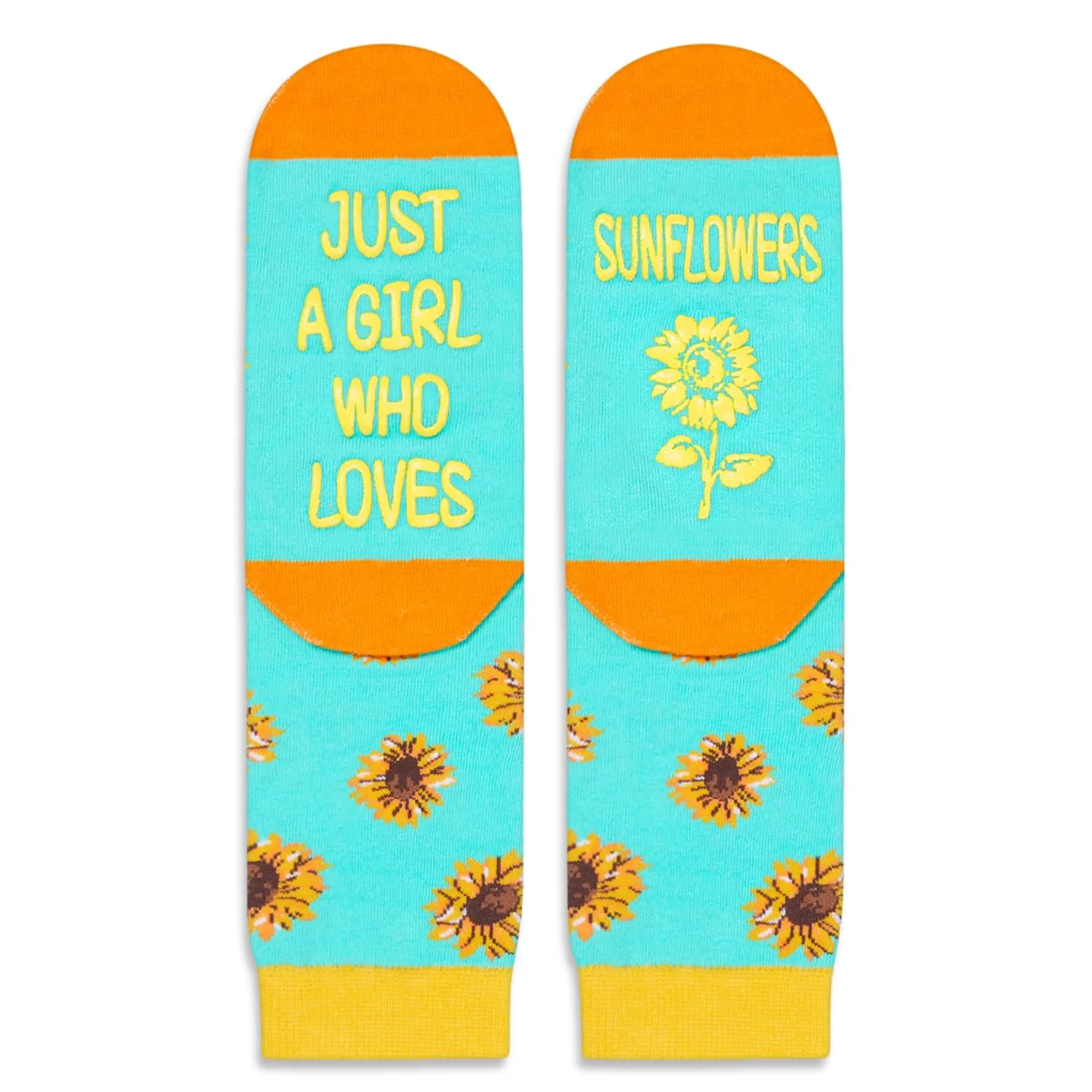 HAPPYPOP Sunflower Gifts for Girls Kids - Sunflower Socks, Sunshine Socks, Funny Plant Gifts, Garden Socks for Teen Girls 13-18 Years