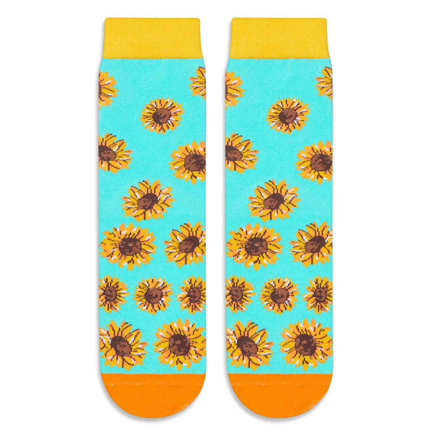 HAPPYPOP Sunflower Gifts for Girls Kids - Sunflower Socks, Sunshine Socks, Funny Plant Gifts, Garden Socks for Teen Girls 13-18 Years