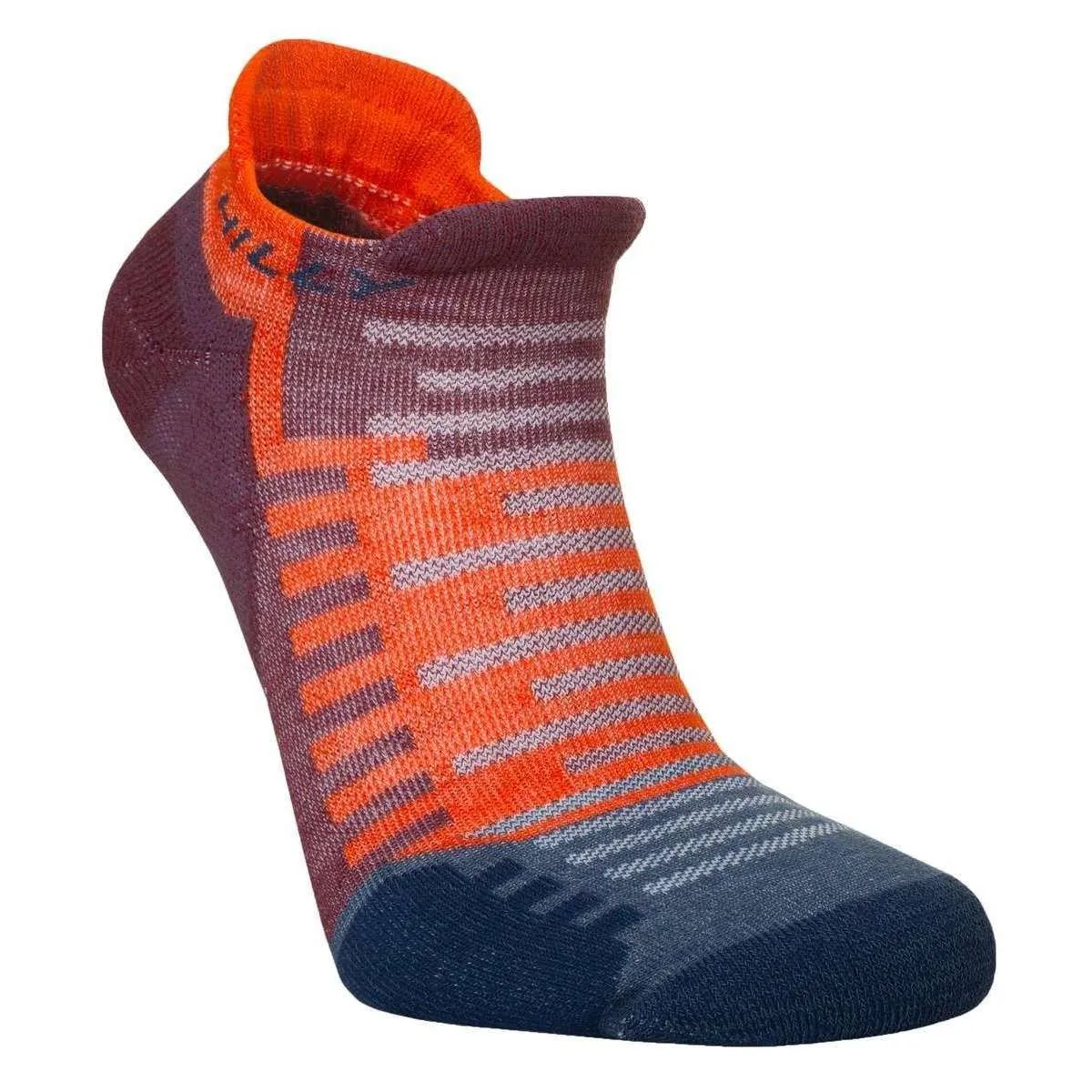 Hilly Active Socklet Min Socks - Burgundy/Orange