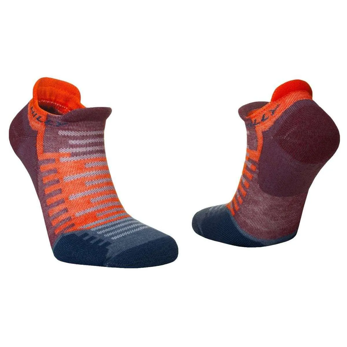 Hilly Active Socklet Min Socks - Burgundy/Orange