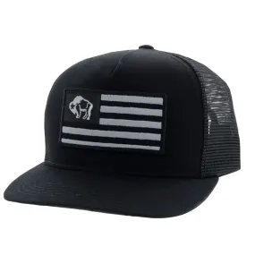 Hooey Black American Buffalo Flag Cap