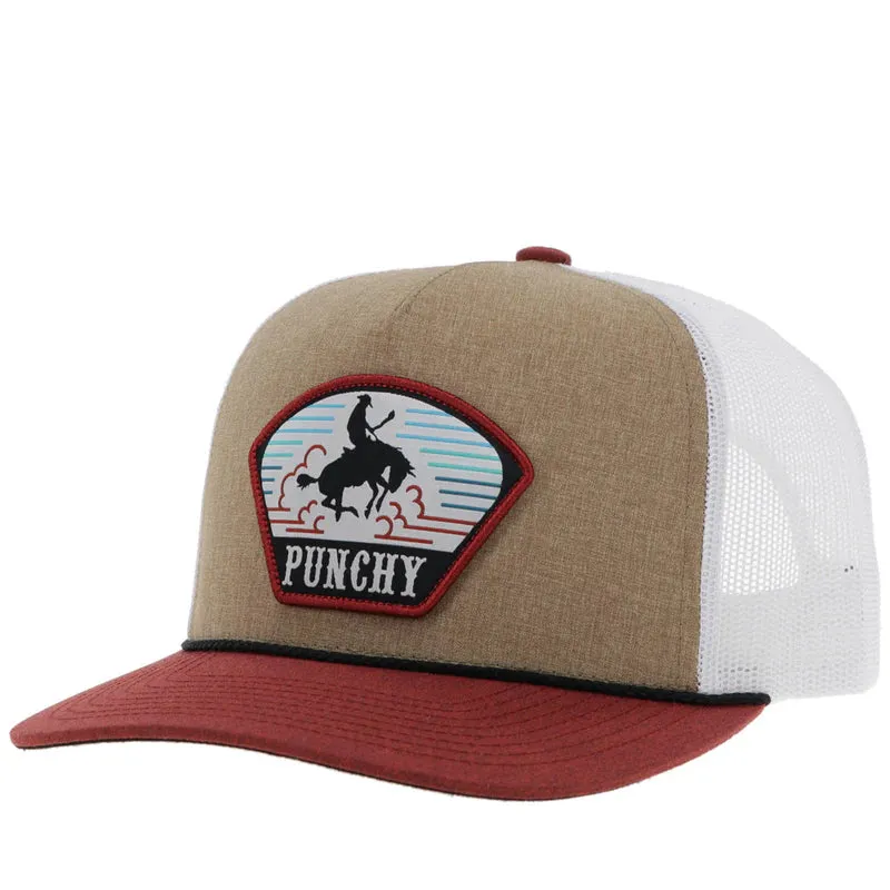 Hooey "Punchy" Tan & White & Brown Hat