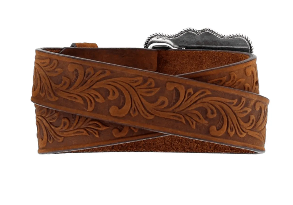 Justin Kid's American Pride Tooled Leather Belt C30219