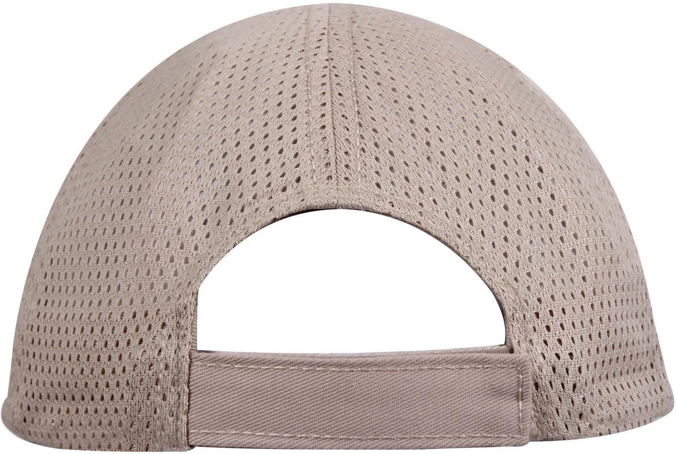 Khaki - Adjustable Mesh Back Tactical Cap