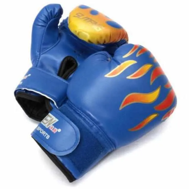 Kids Flame Boxing Gloves