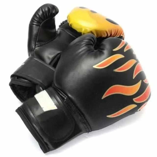 Kids Flame Boxing Gloves