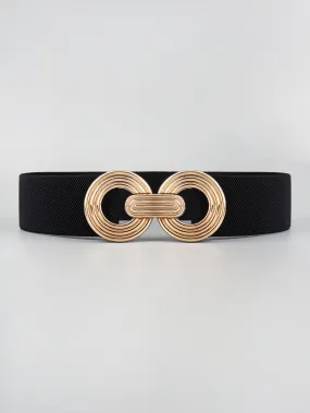 Metal Buckle Elastic Belt