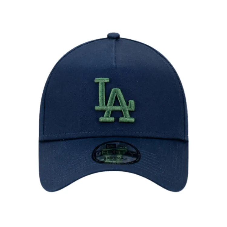 New Era Los Angeles Dodgers 9FORTY A Frame Cap - Oceanside Blue/Rifle Green